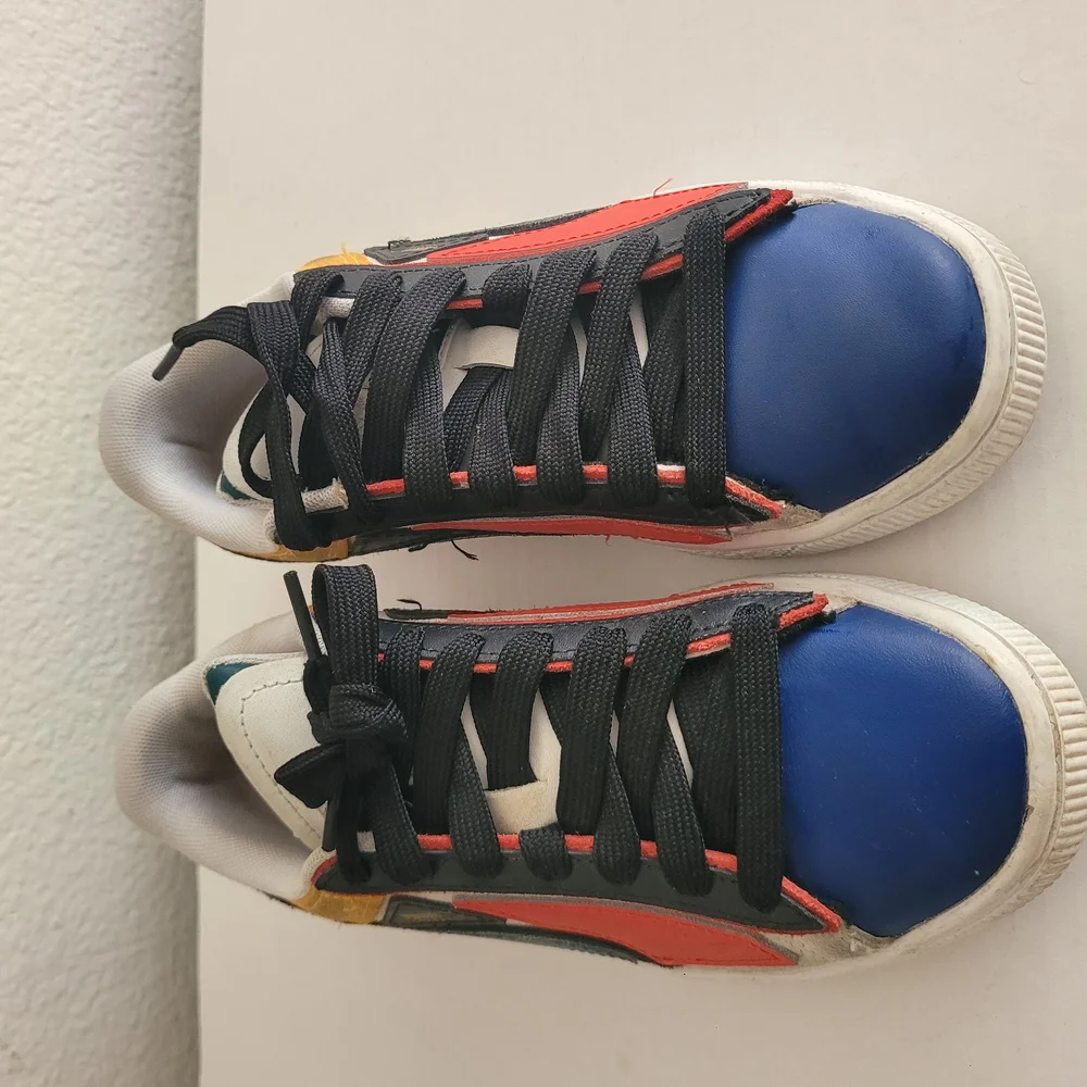 Puma Suede Layers Lace Up  Youth Boys Multi Sneakers‎ Casual Shoes 4.5